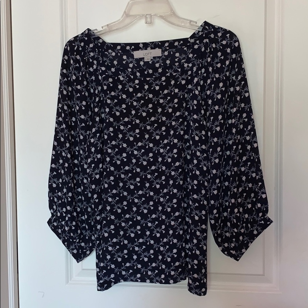 Flower design Loft Blouse
